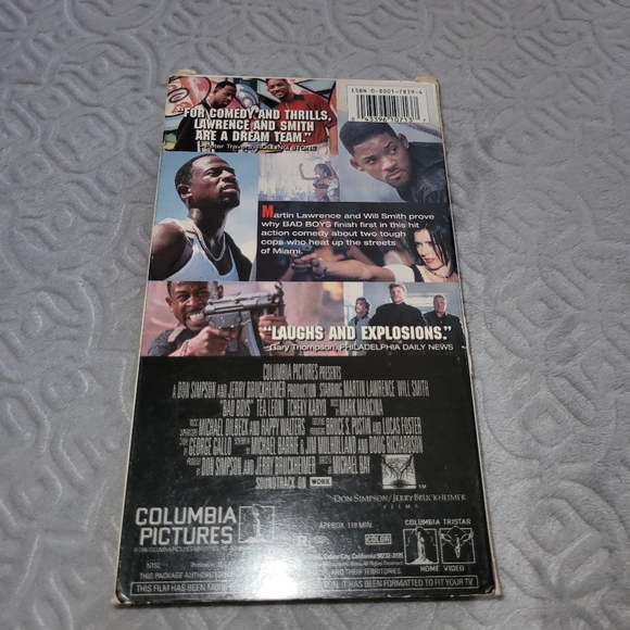 BAD BOYS VHS Video Tape - Picture 2 of 2